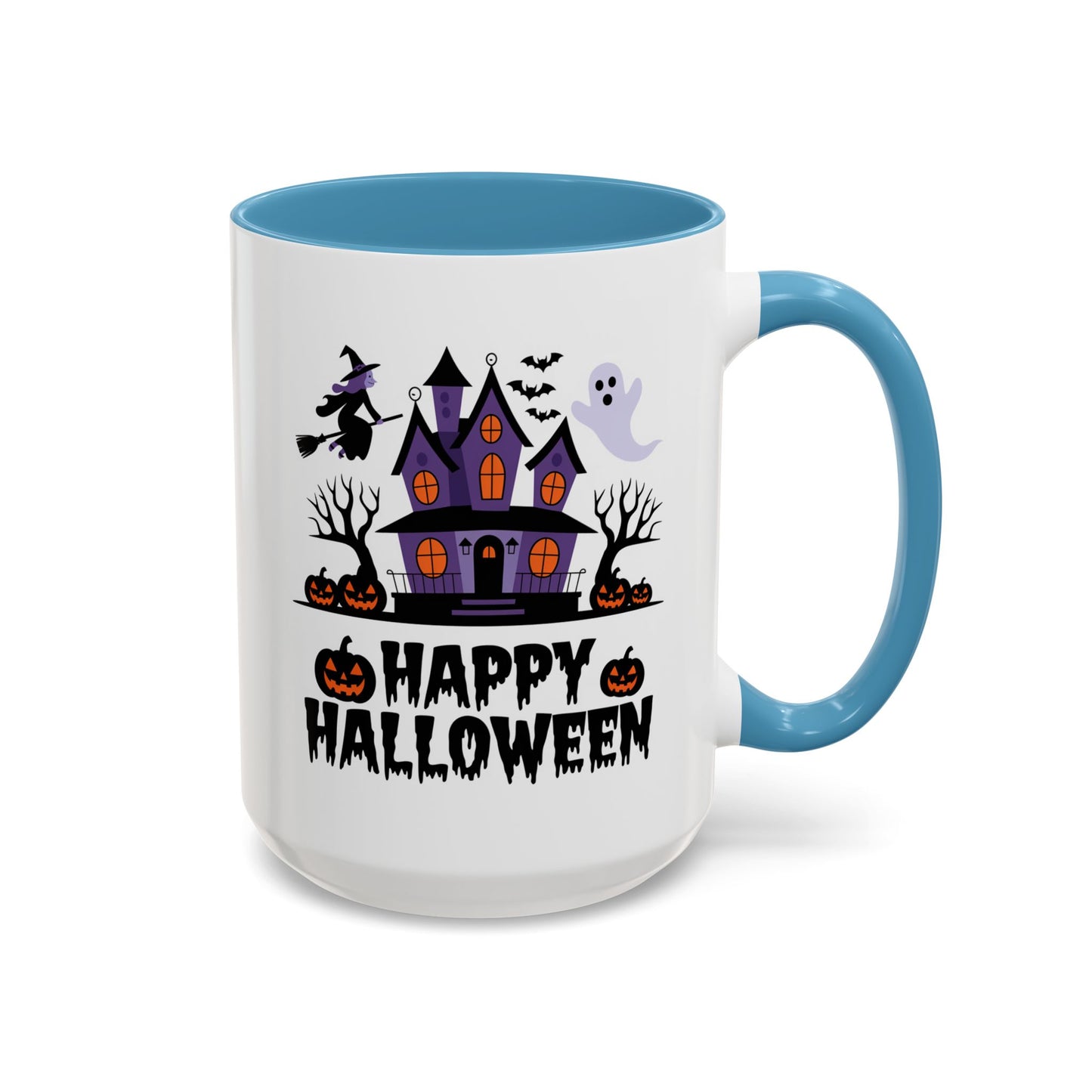 Halloween Mug - Happy Halloween Purple House