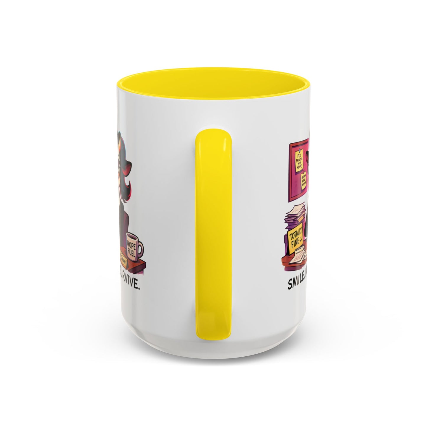 Office Mug - Smile Nod Survive