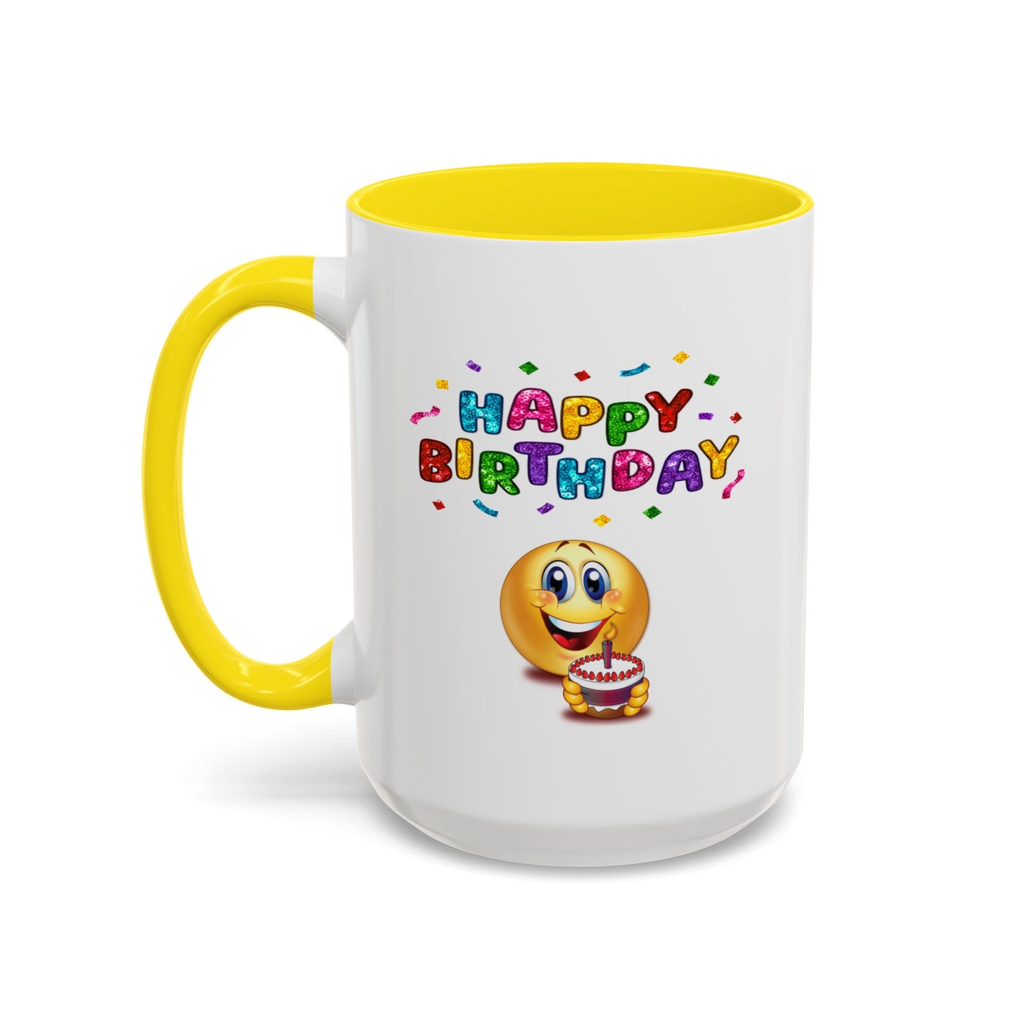 Birthday Mug - Happy Birthday Emoji