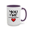 Anniversary Mug - You and Me Red Heart