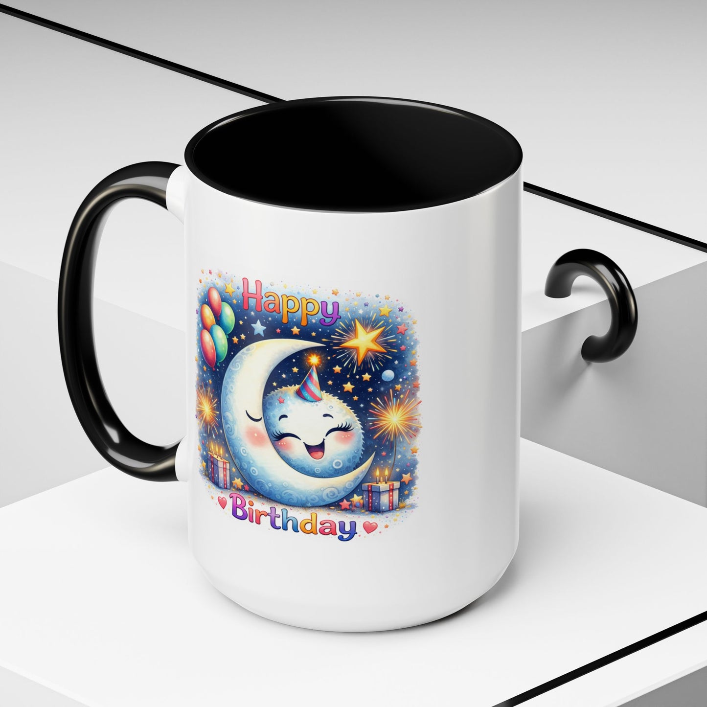 Birthday Mug - Moon and Stars