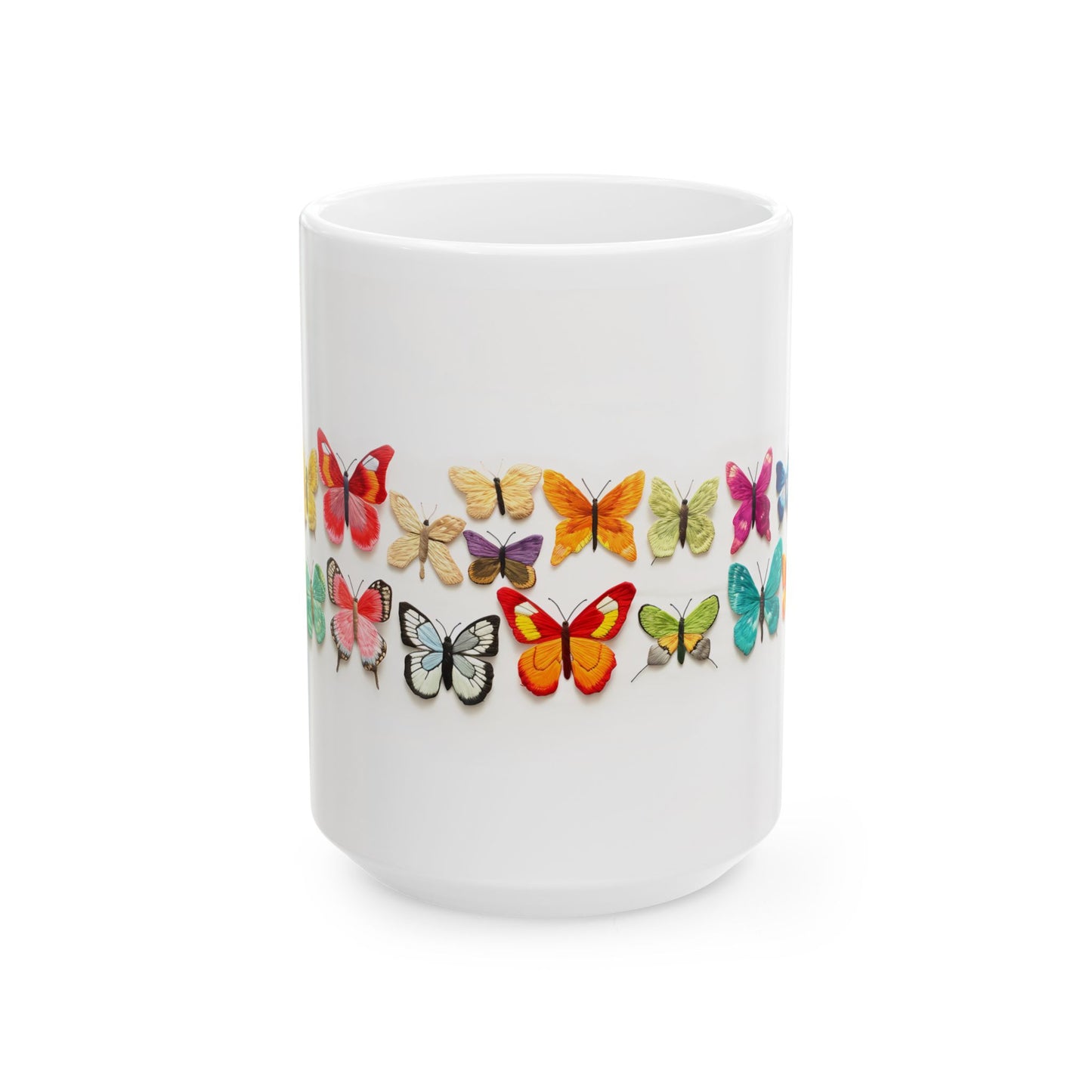 Artistic Mug - Felted Butterflies