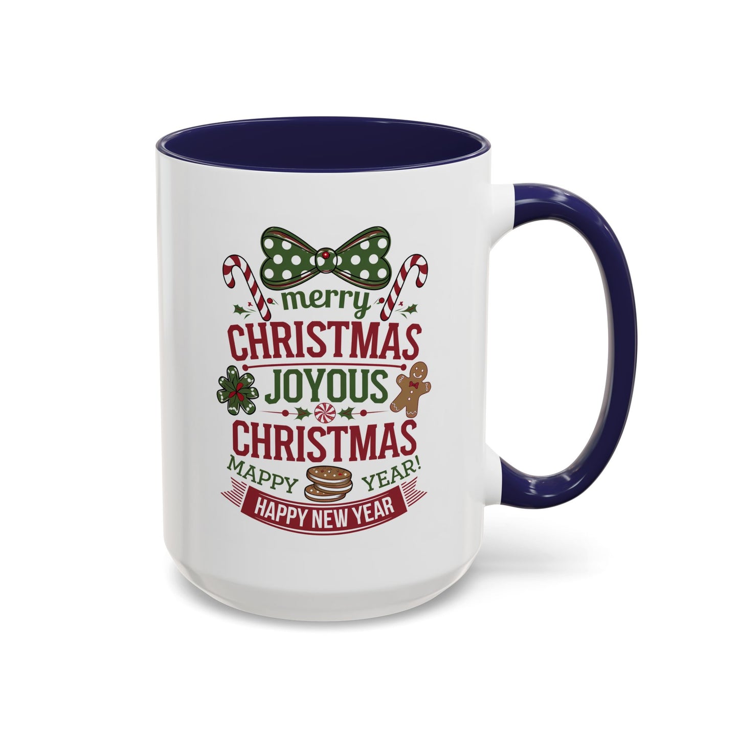 Christmas Mug - Merry Christmas Joyous Christmas Happy New Year