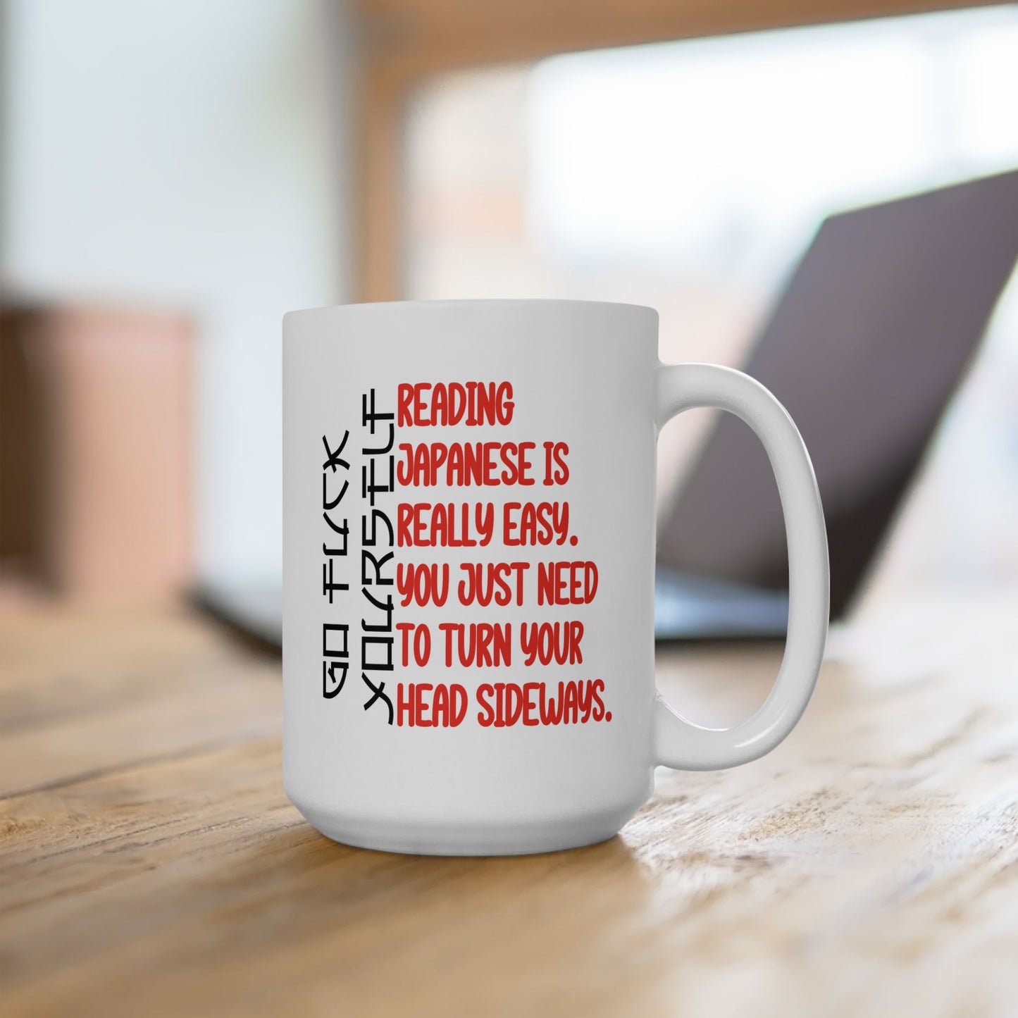 Adult Mug - Reading Japanese Is Really Easy
