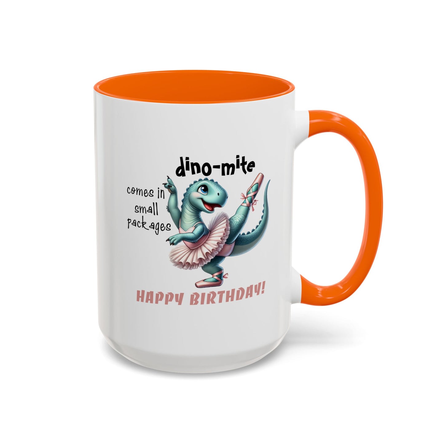 Birthday Mug - Dino-mite (Girl)