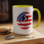 4th of July Mug - America Smiley Face