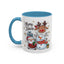 Christmas Mug - Merry Xmas Santa Snowman Reindeer