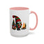 Christmas Mug - Gnome Presents and Fire