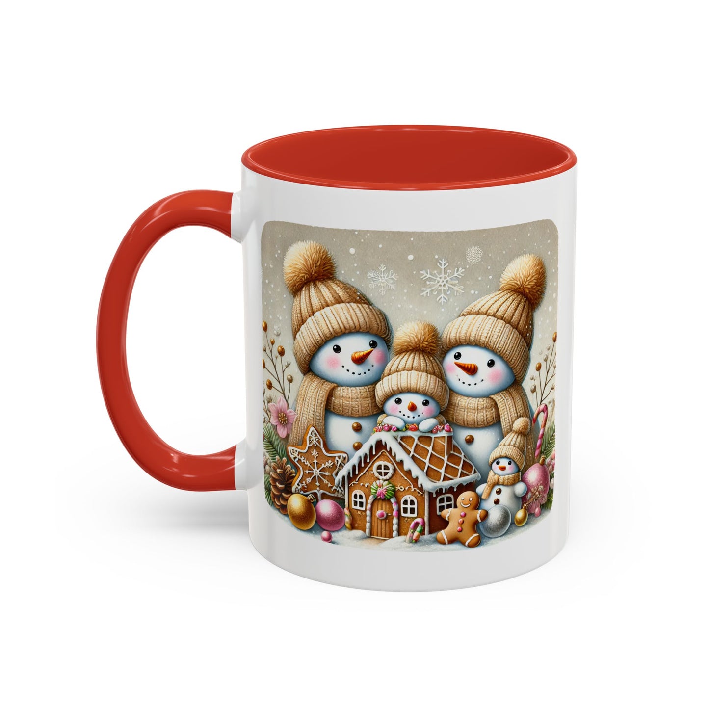 Christmas Mug - Gingerbread Snowman Family 2