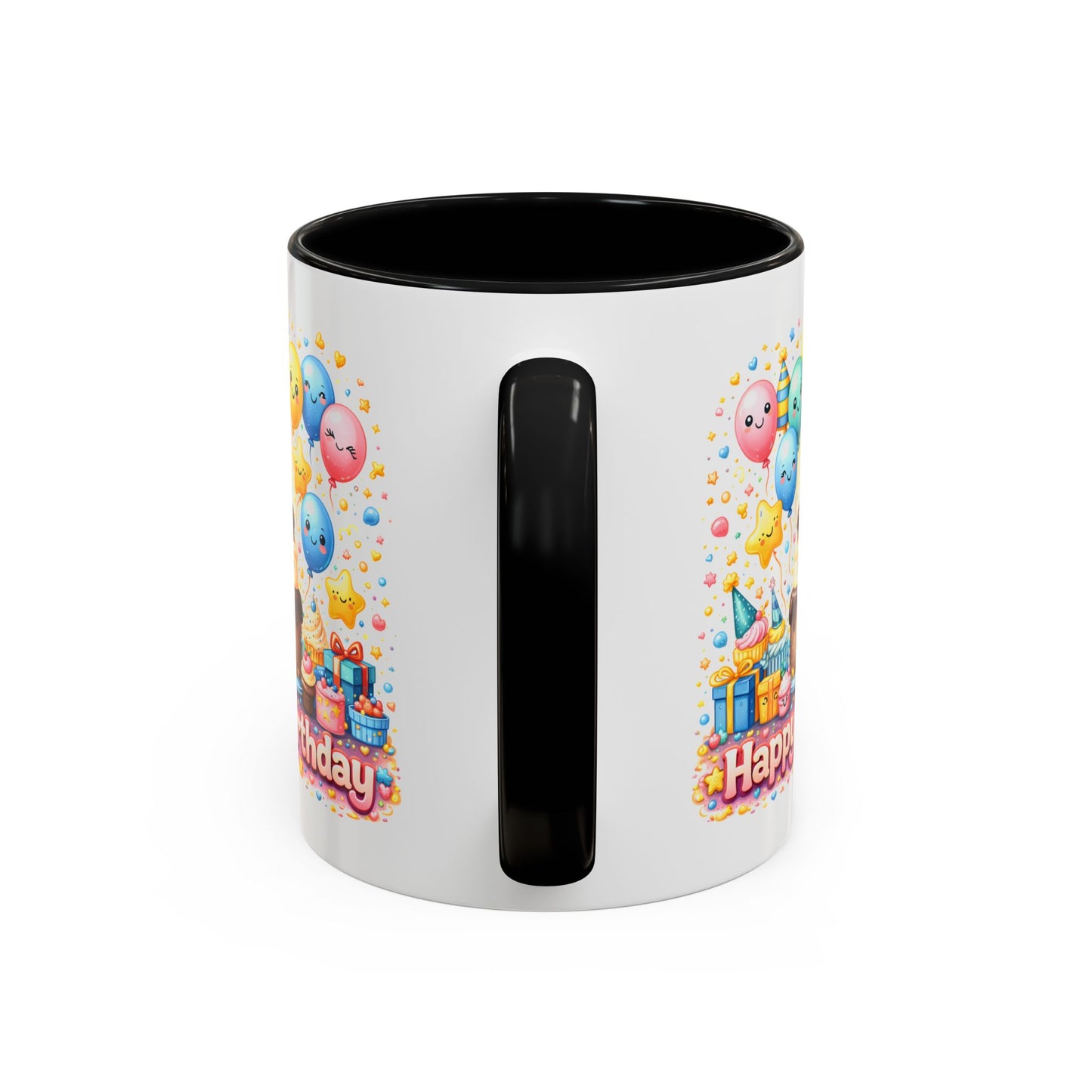 Birthday Mug - Cake and Balloons