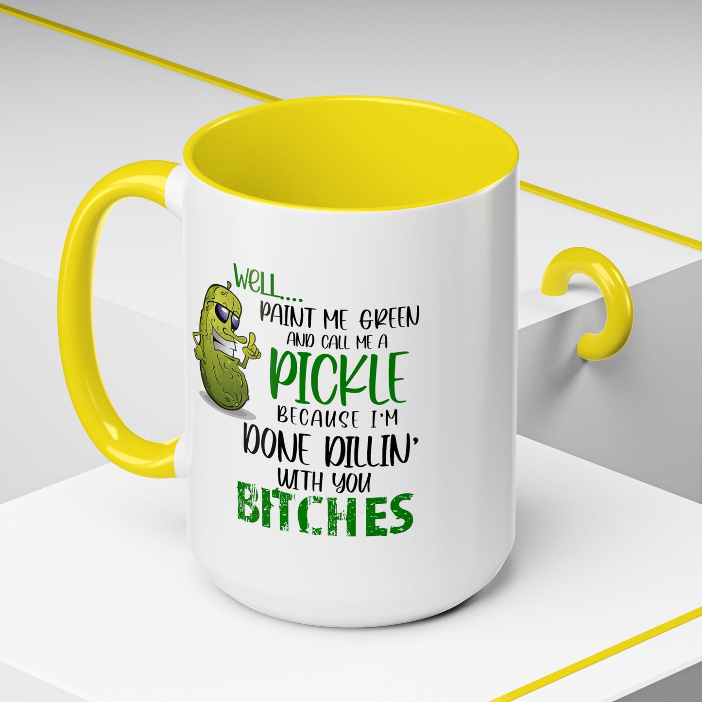 Adult Mug - Well Paint Me Green