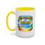 Humor Mug - Life Happens the beach Helps