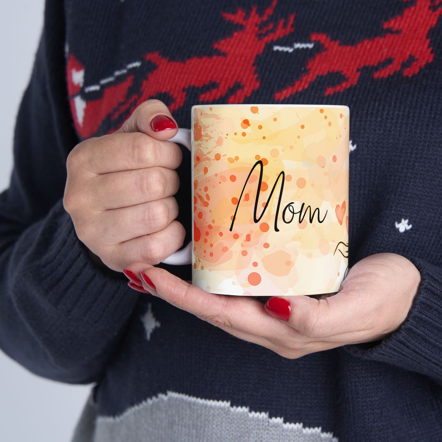 Mother's Day Mug - Mom & Daughter Embrace