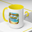 Humor Mug - Life Happens the beach Helps