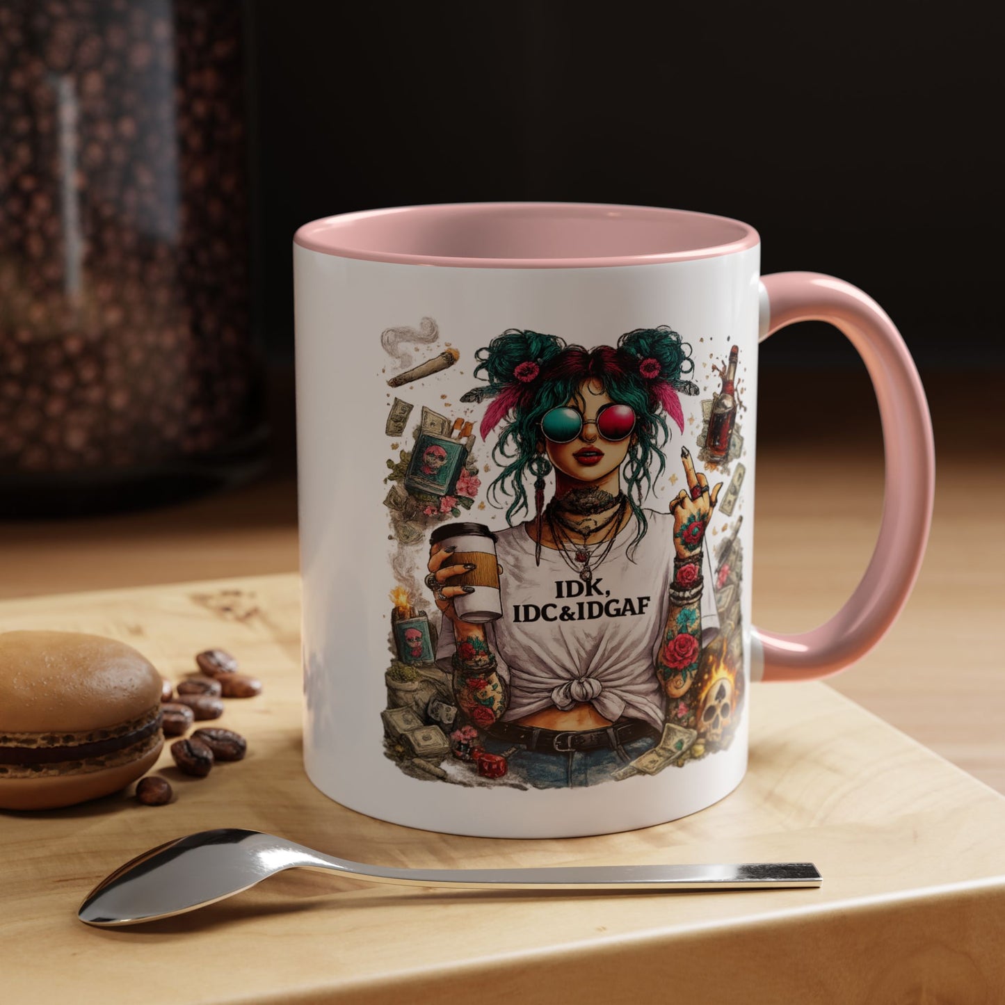Humor Mug - The IDK IDC & IDGAF