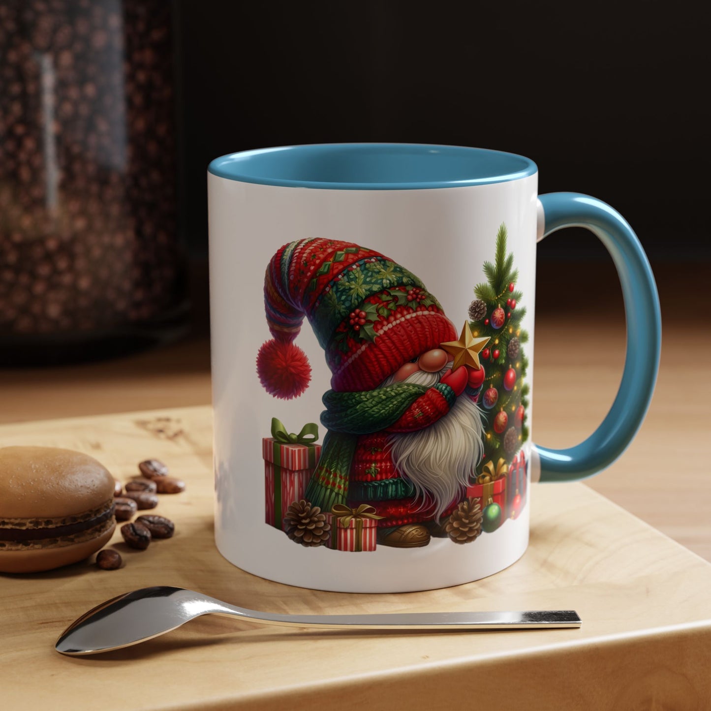 Christmas Mug - Gnome with Christmas Tree Star