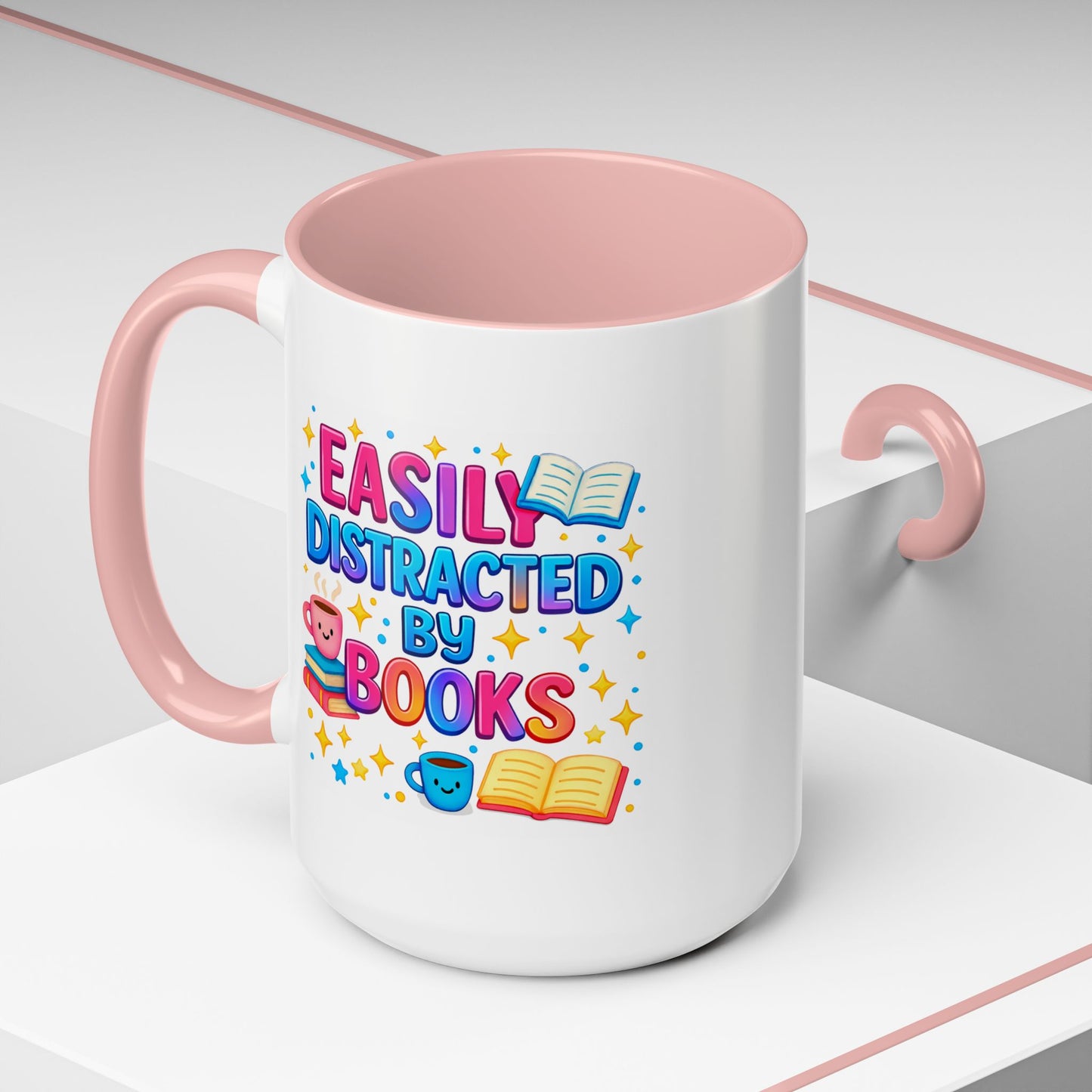 Humor Mug - Easily Distracted By Books