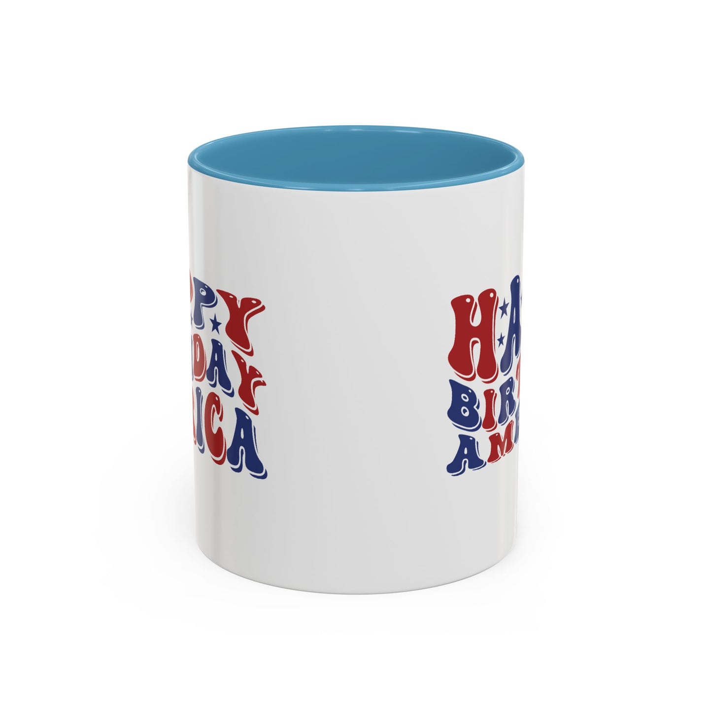 4th of July Mug - Happy Birthday America Retro