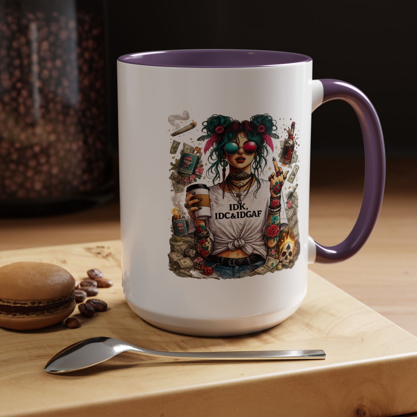 Humor Mug - The IDK IDC & IDGAF