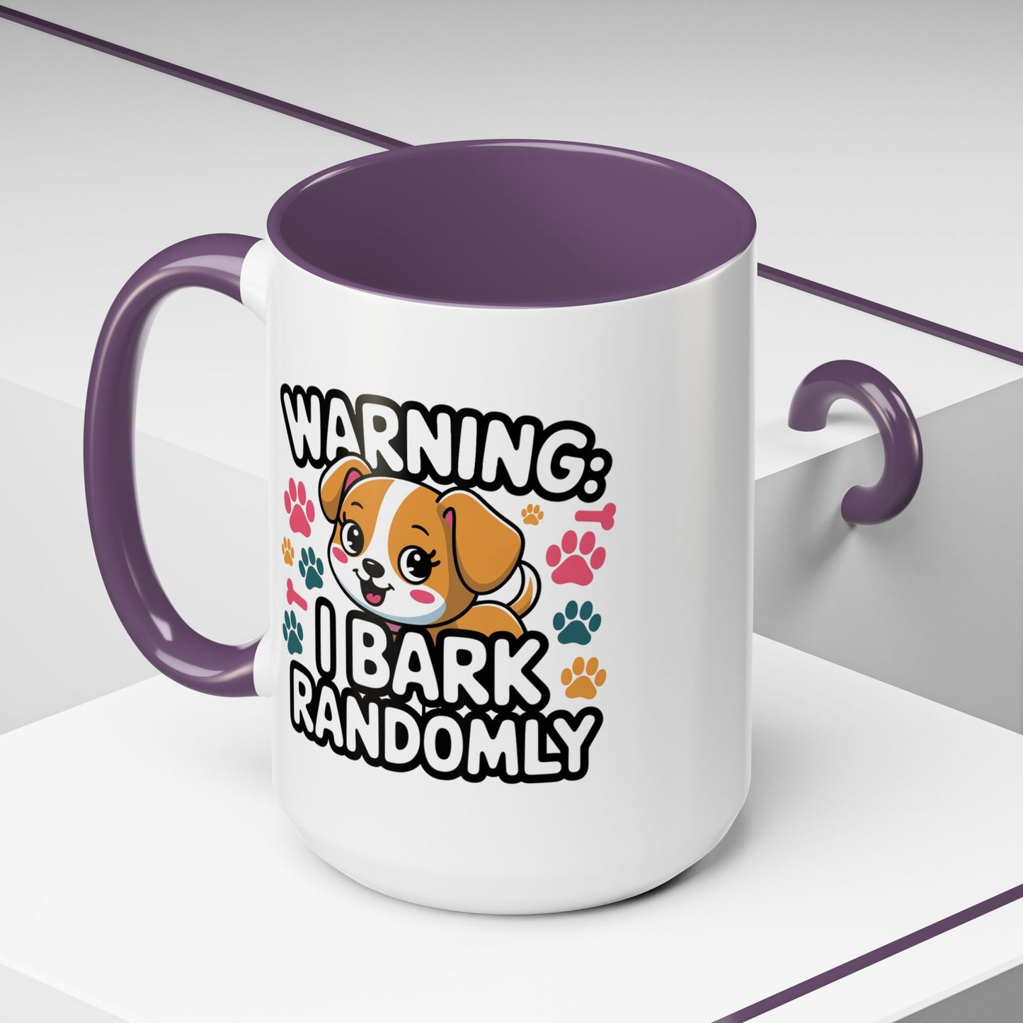 Animal Mug - Warning I Bark Randomly