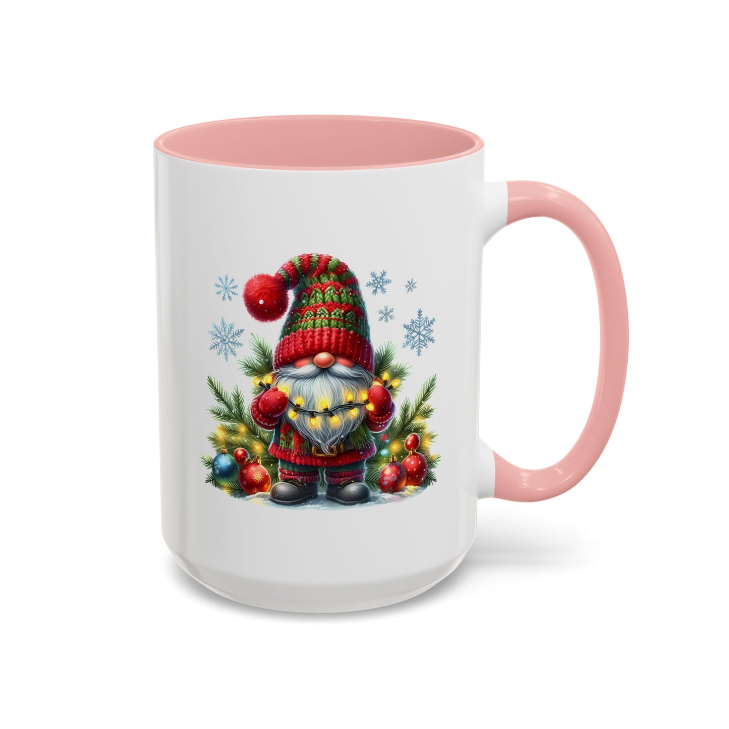 Christmas Mug - Gnome with Christmas Lights