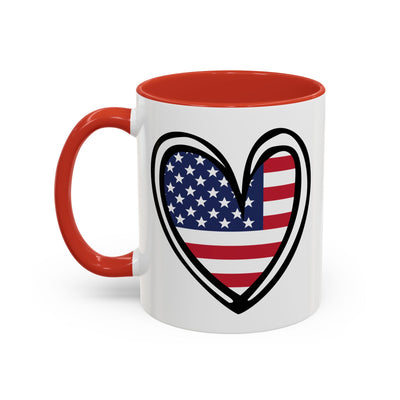 4th of July - Heart Flag