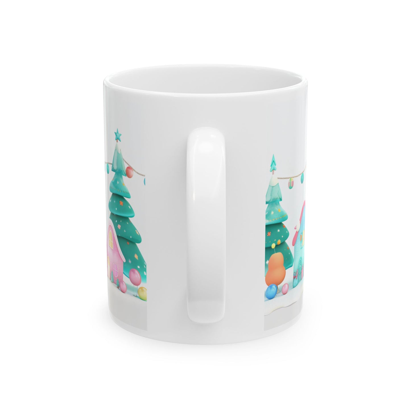 Christmas Mug - Candy Coated Houses Wrap