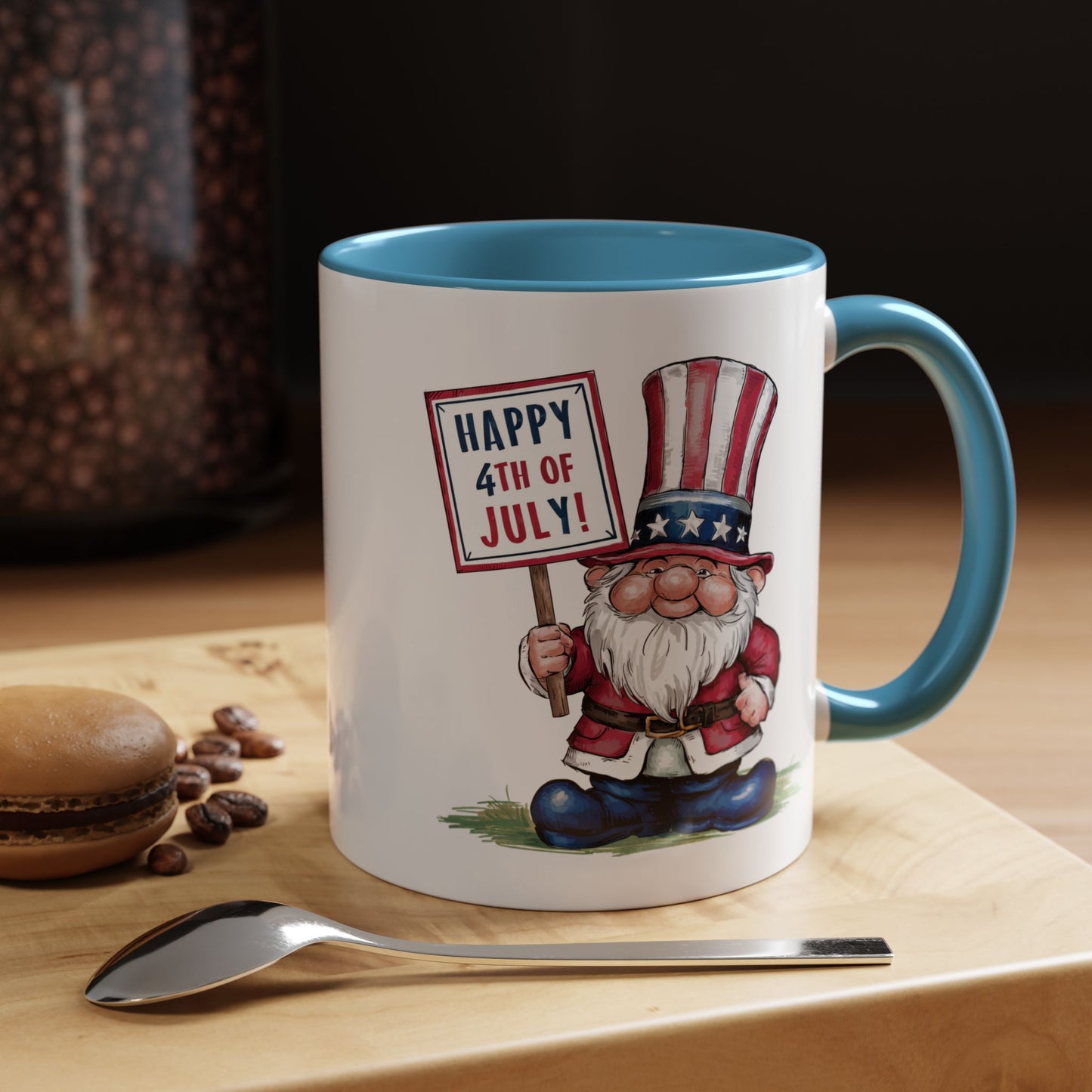 4th of July Mug - American Gnome 8