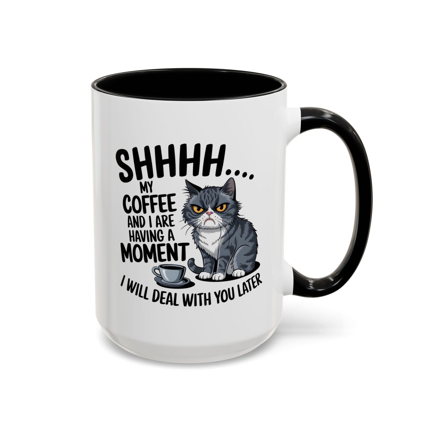 Animal Mug - Shhhh My Coffee and I