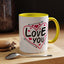 Valentine's Day Mug - Love You Heart Arrows