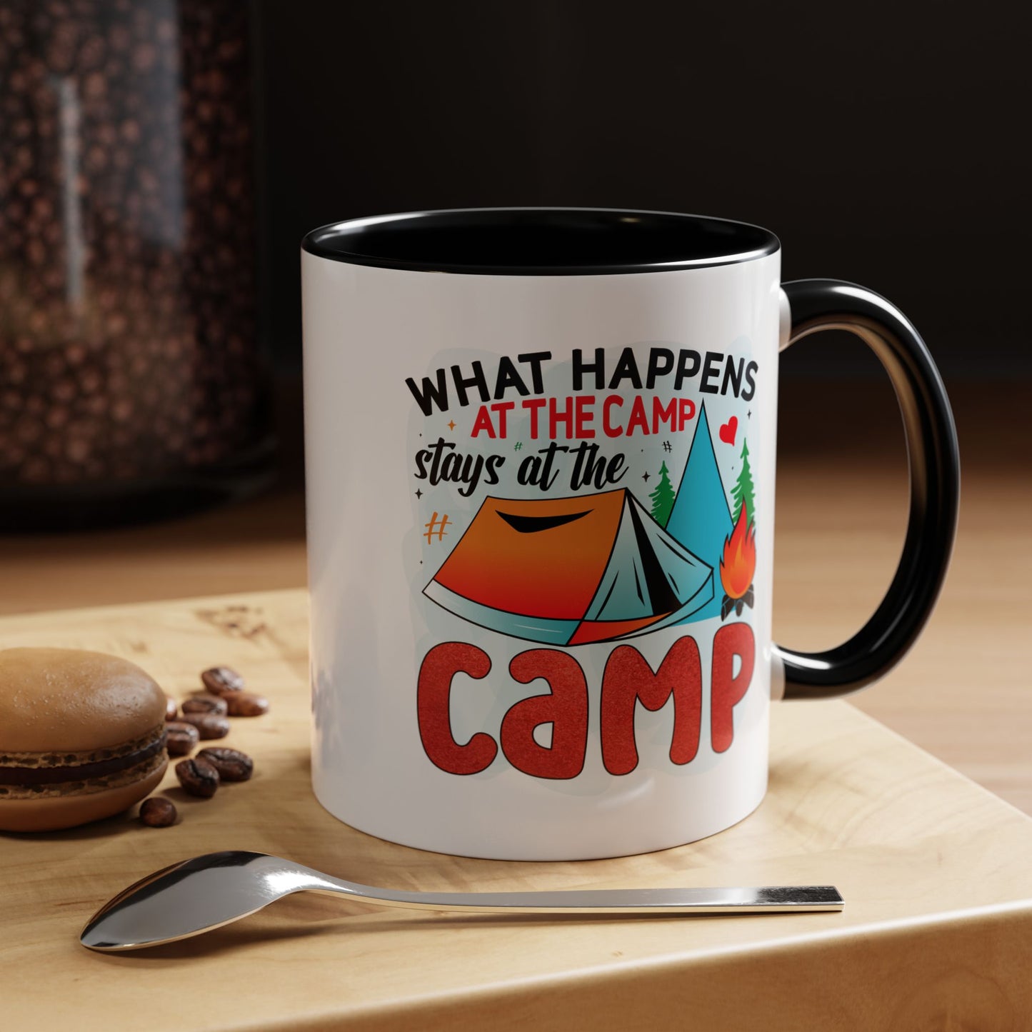 Adventure Mug - What Happens At The Camp