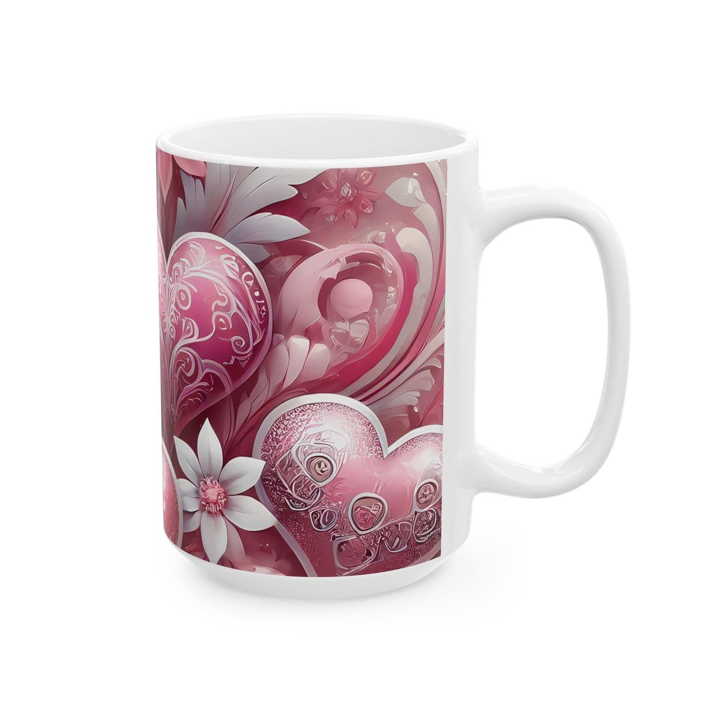 Artistic Mug - Art Hearts