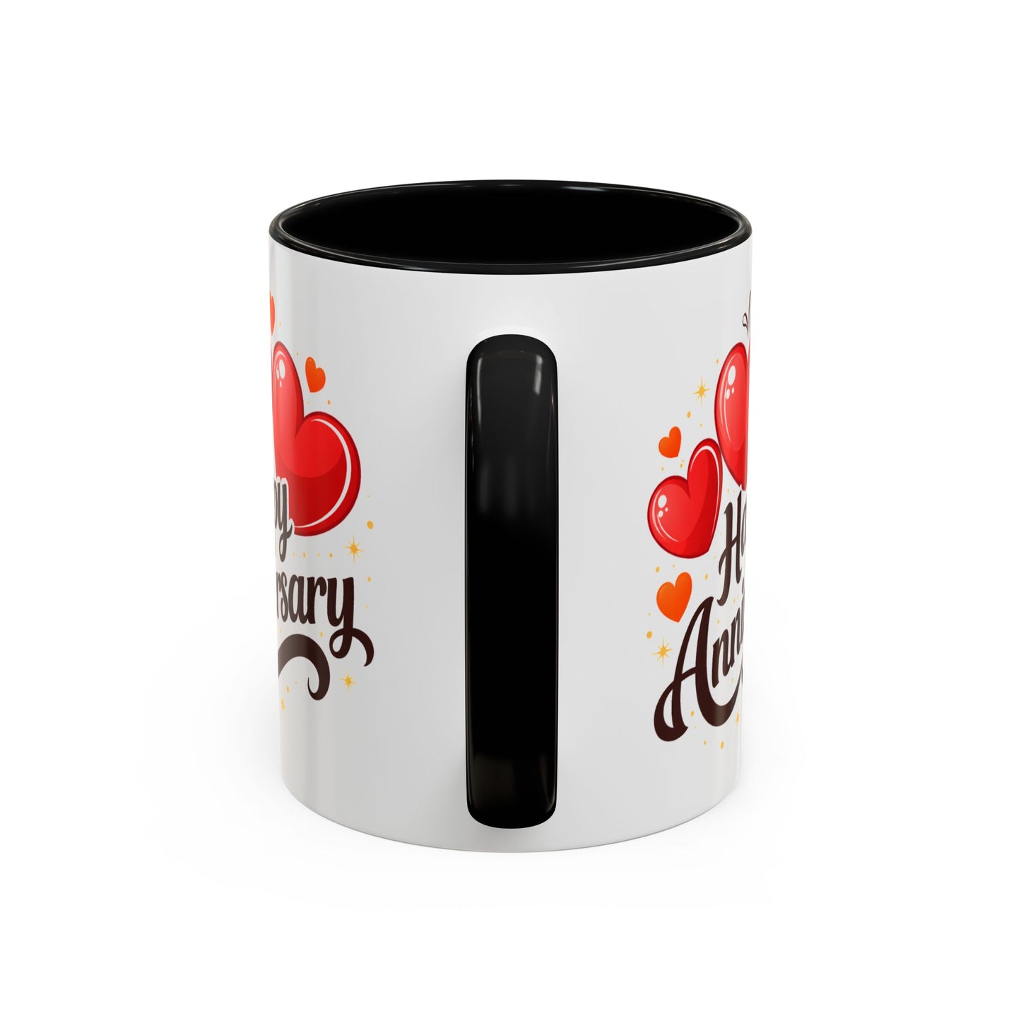 Anniversary Mug - Happy Anniversary Hearts