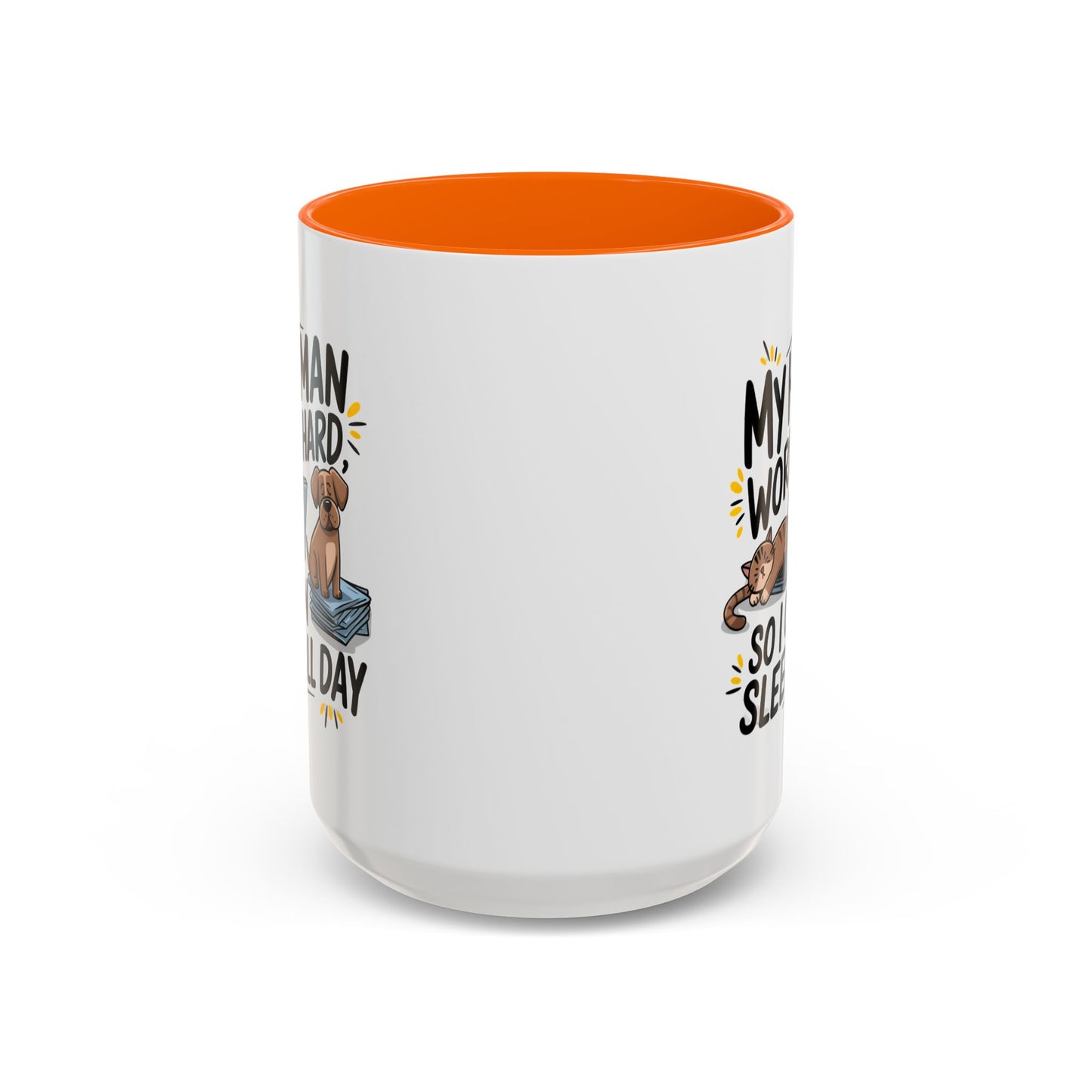 Animal Mug - My Human Works Hard