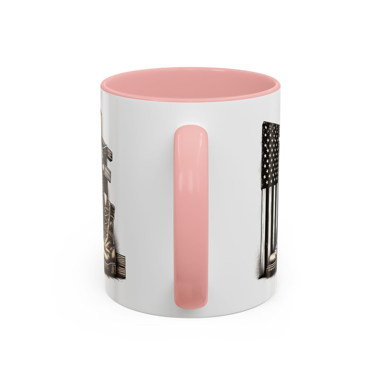 4th of July Mug - Fallen Soldier Boots Flag