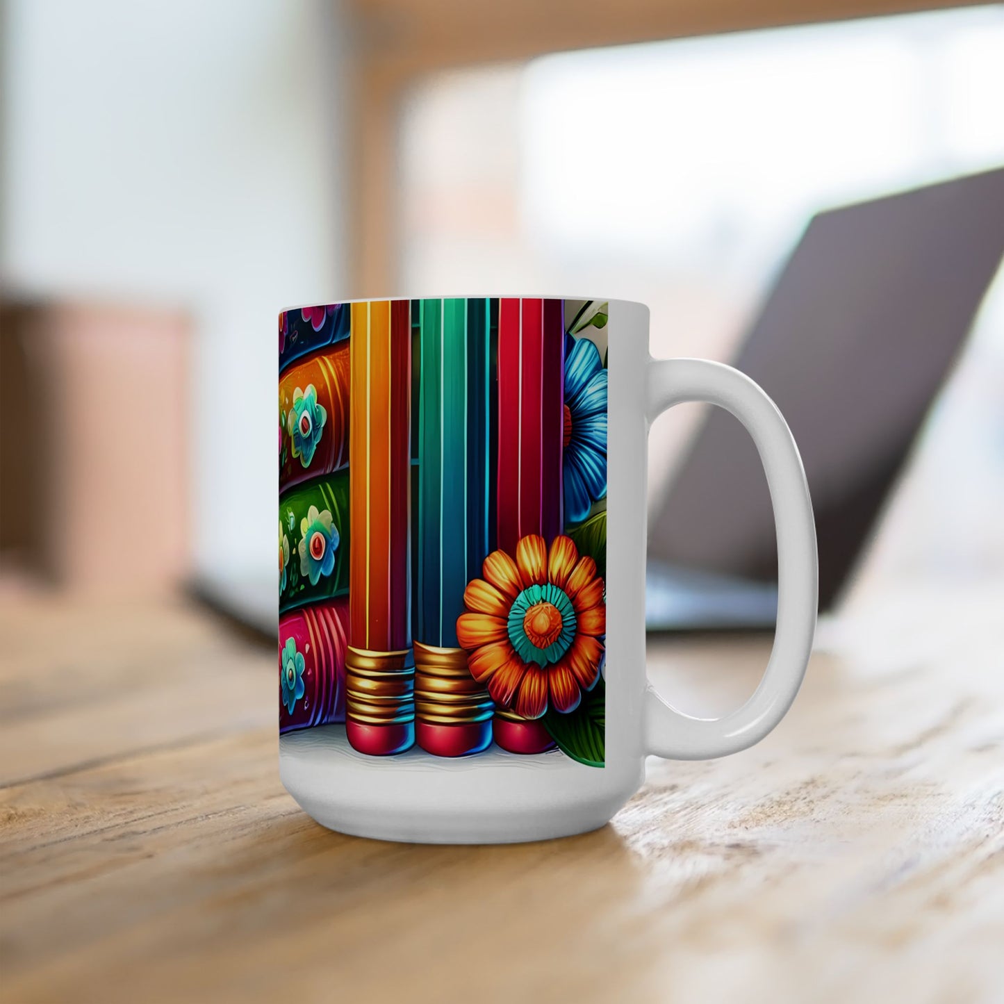 Artistic Mug - Flower Books