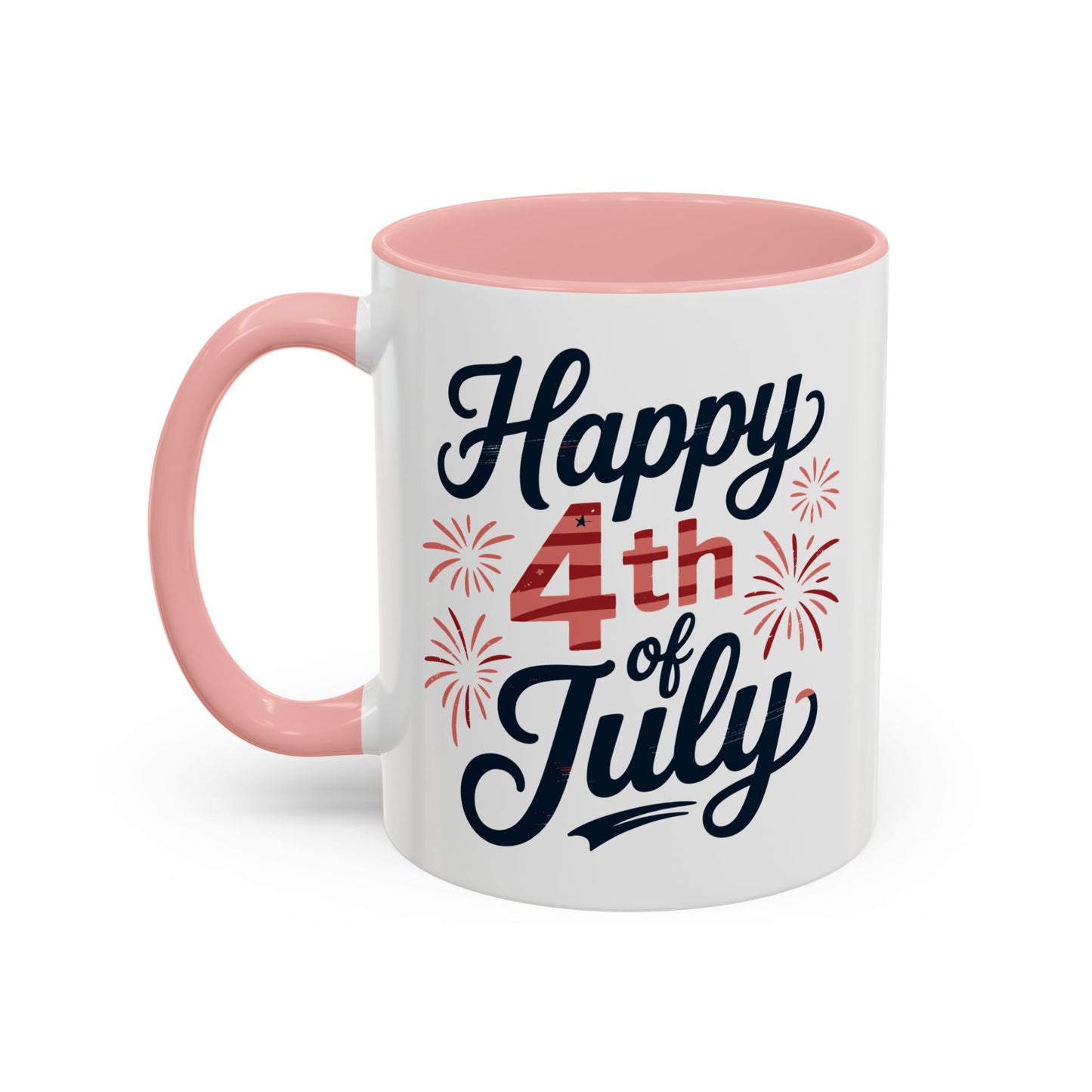 4th of July Mug - Happy 4th of July Fireworks