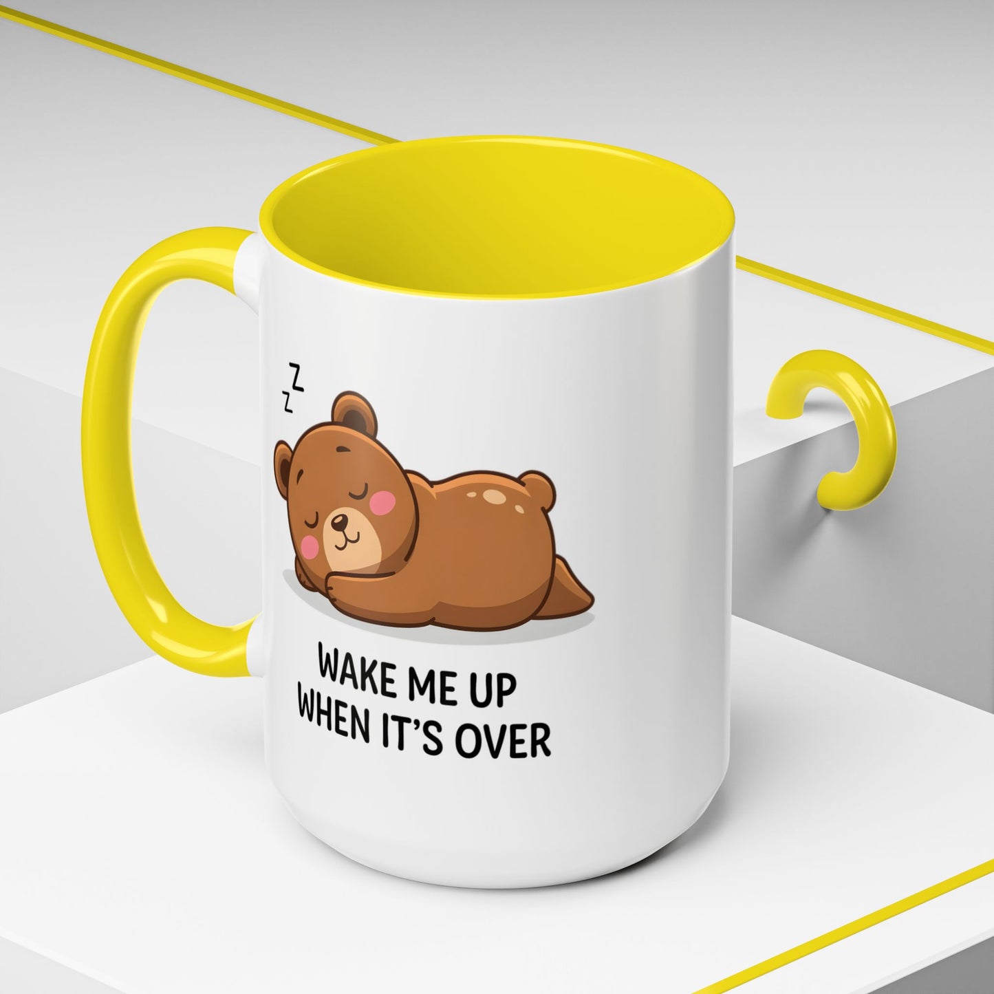 Humor Mug - Wake Me Up When It's over