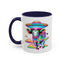 Alien Mug - Multicoloured Cow