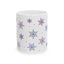 Christmas Mug - Pink & Purple Snowflakes Pattern
