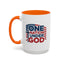 Religious Mug - One Nation Flag Cross