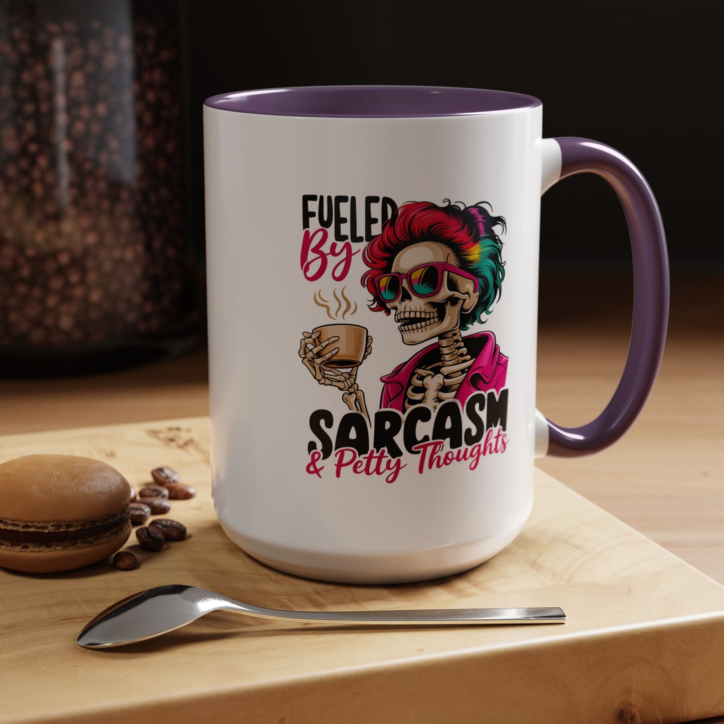 Humor Mug - Fueled by Sarcasm & Petty Thoughts