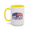 4th of July Mug - American Est 1776 Patriotic Flag
