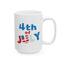 4th of July Mug - 4th of July Red White and Blue