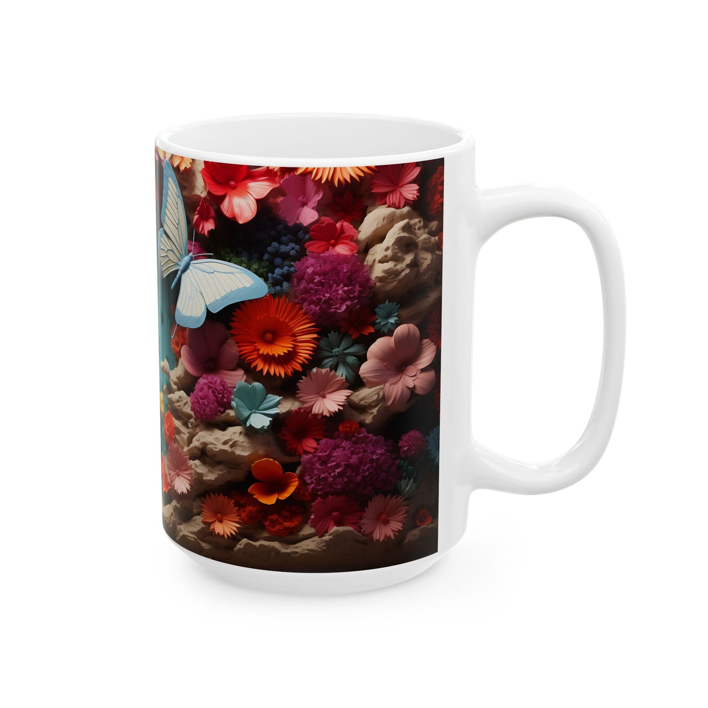 Artistic Mug - Colorful Butterflies 5