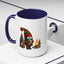 Christmas Mug - Gnome Presents and Fire