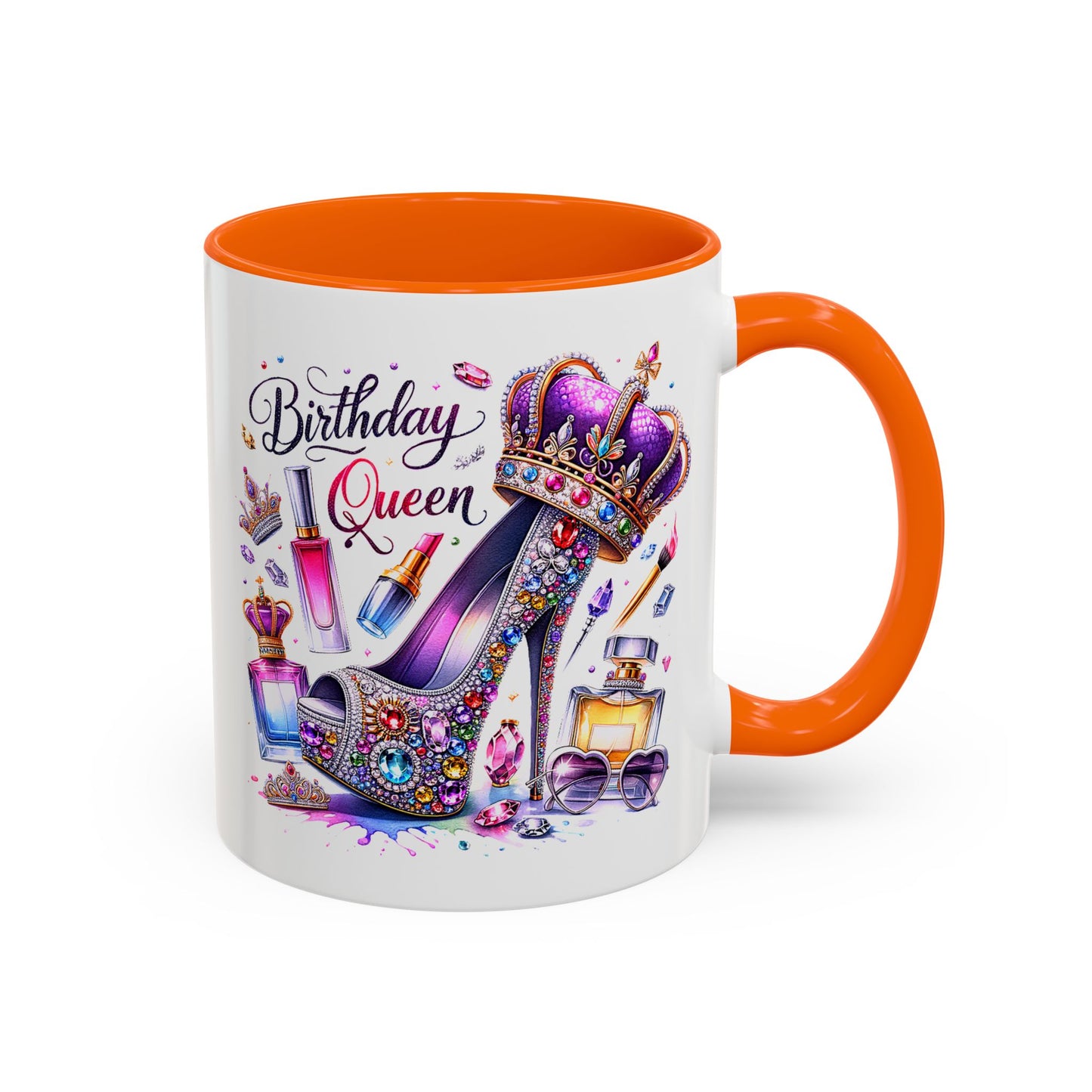 Birthday Mug - Birthday Queen Glitter