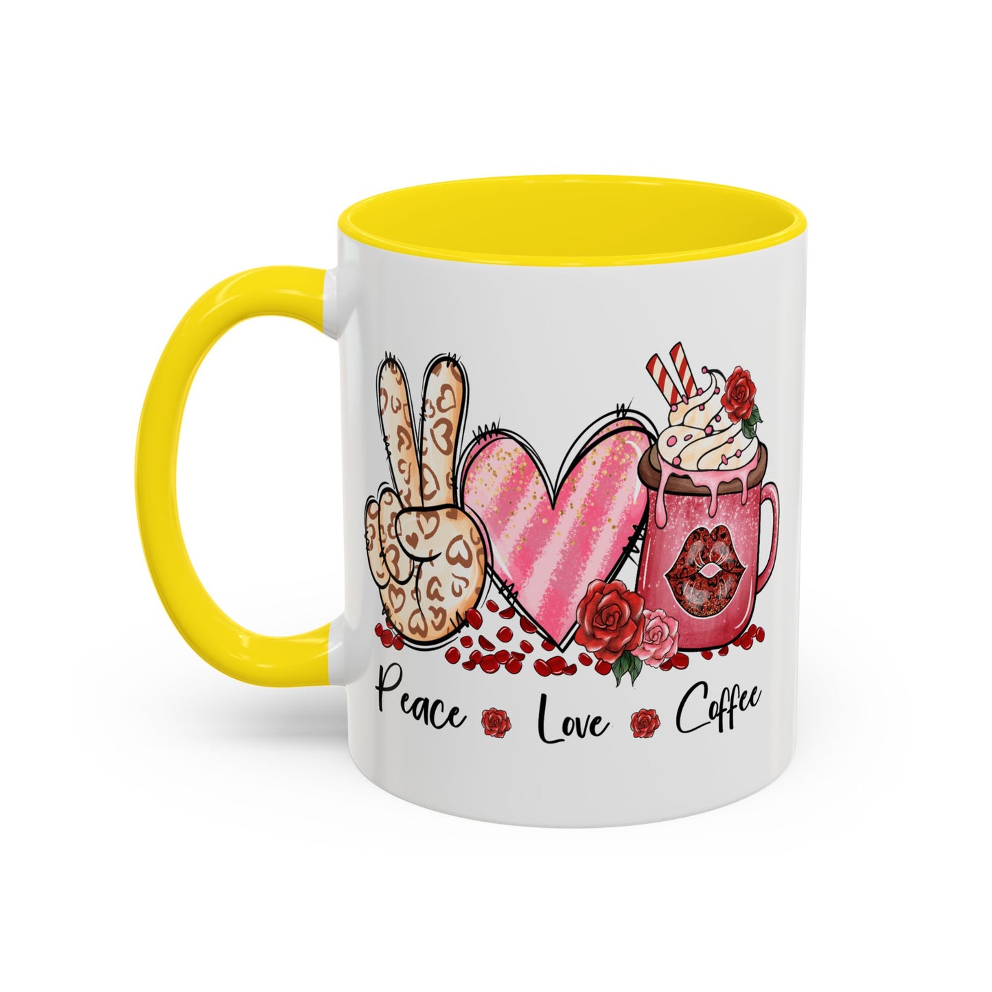 Humor Mug - Peace Love Coffee