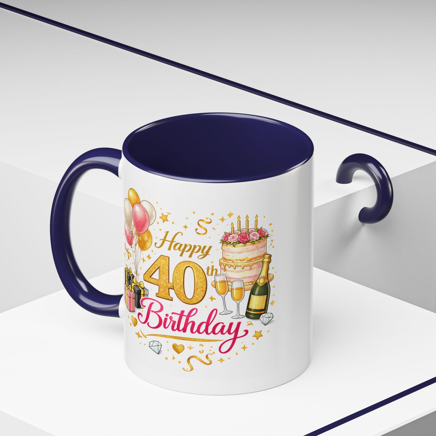 Birthday Mug - Happy 40th