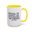 4th of July Mug - USA EST 1776 Floral